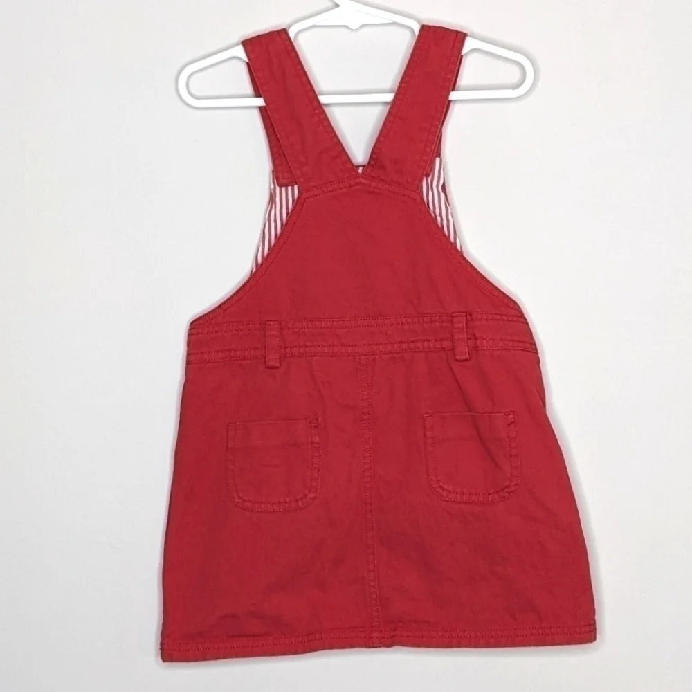 Beebay Fox Face Jumper Overall Dress 3T